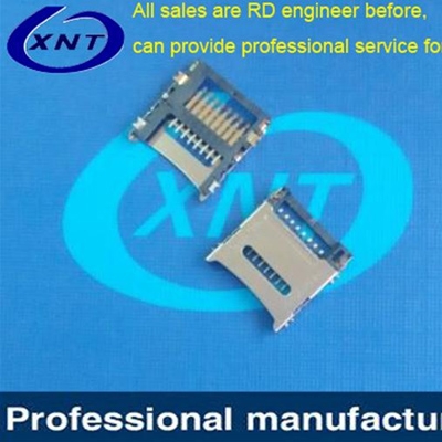 昆山SIM card holder microSD clamshell 1.50 high