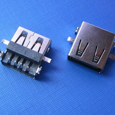 昆山USB A type sink DIP type (Soldering feet: DIP, Housing: Front and rear)