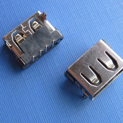 昆山10.00 wide DIP type on USB A type board (solder pin: DIP, case: DIP)