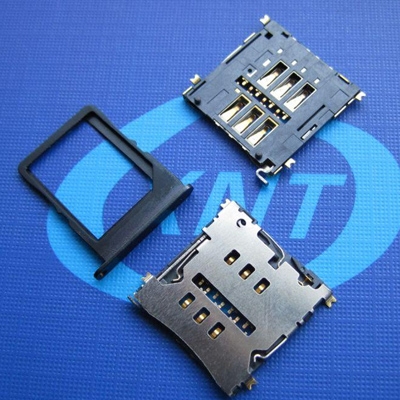 昆山microSim Card Holder 6pin with CD（H=1.50）